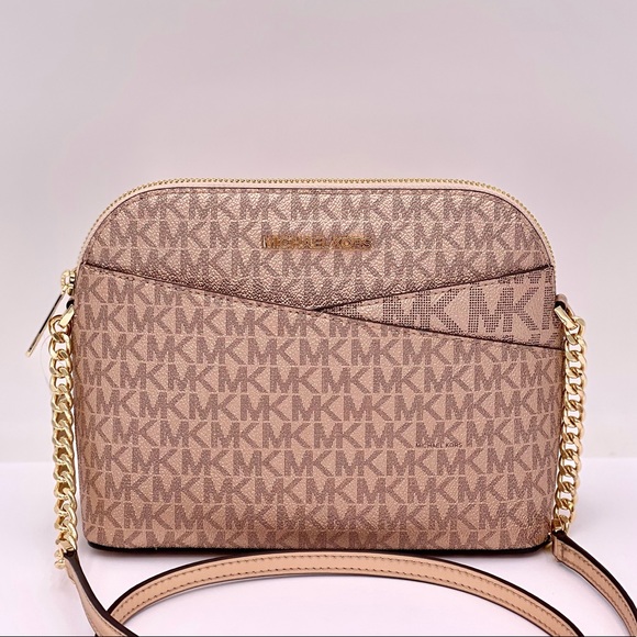 MICHAEL KORS Dome Crossbody Bag Rose Gold - Picture 9 of 16